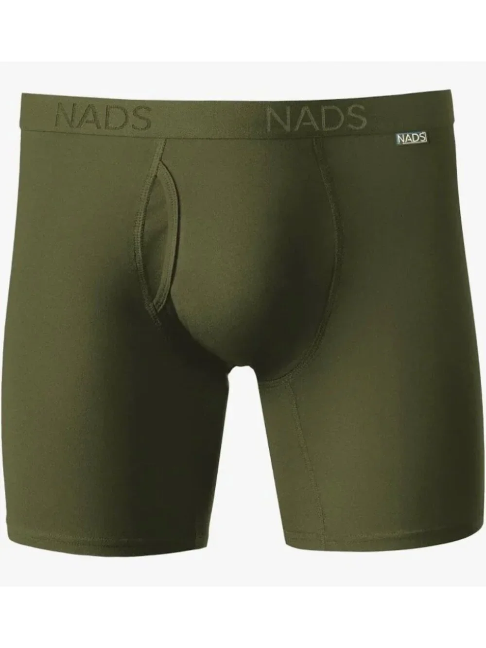 NADS Mens Boxer Brief Army Green Small Breathable Stretch Fabric nwt